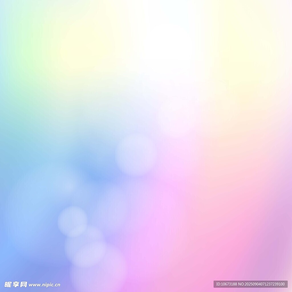 梦幻渐变彩色模糊背景图