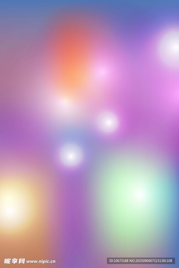梦幻多彩光斑背景图