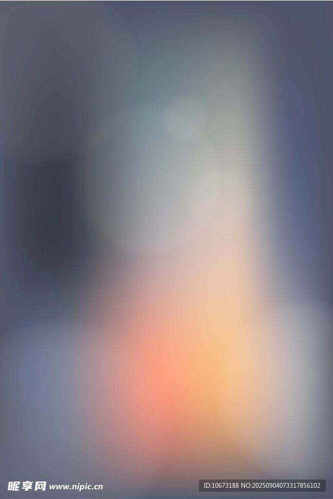 模糊光影场景