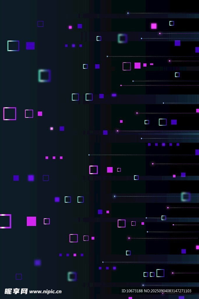 科技感数字代码背景图