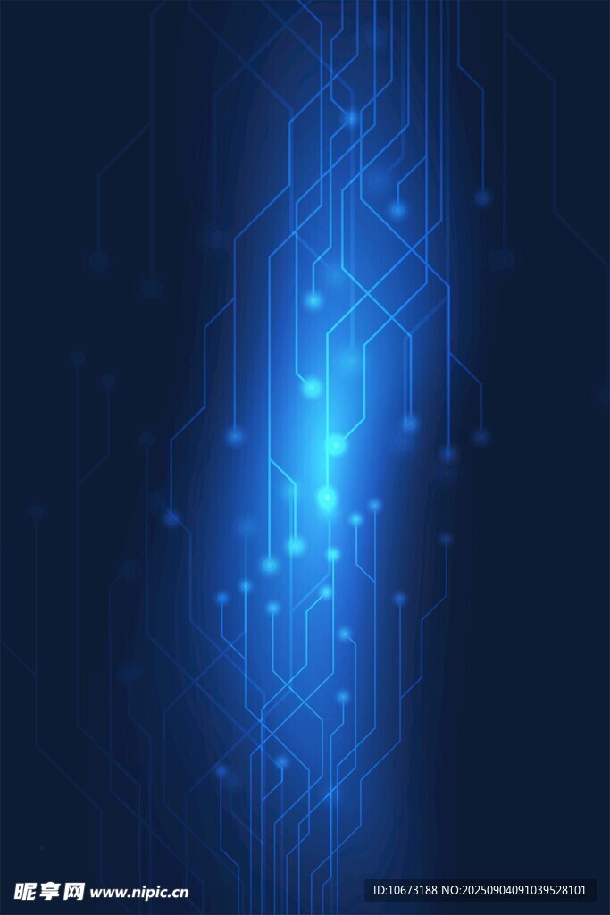 蓝色科技光效背景图