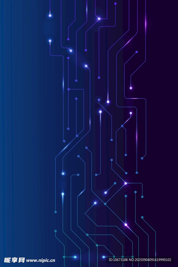 科技感电路背景图案