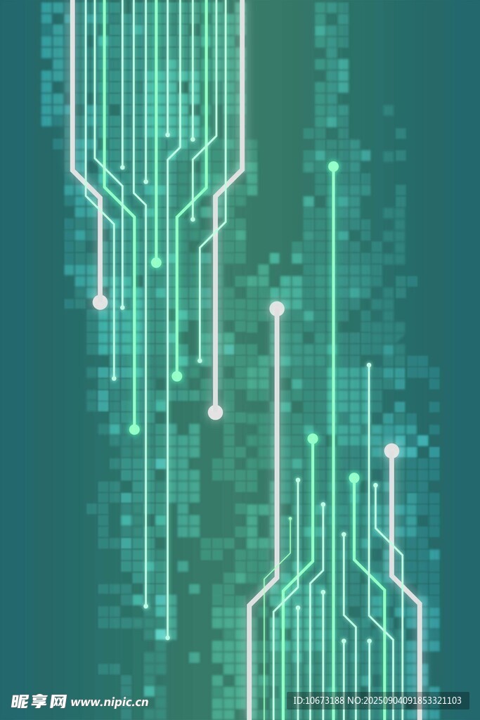 科技感电路板背景图案