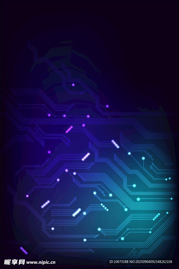 科技感电路板背景图案
