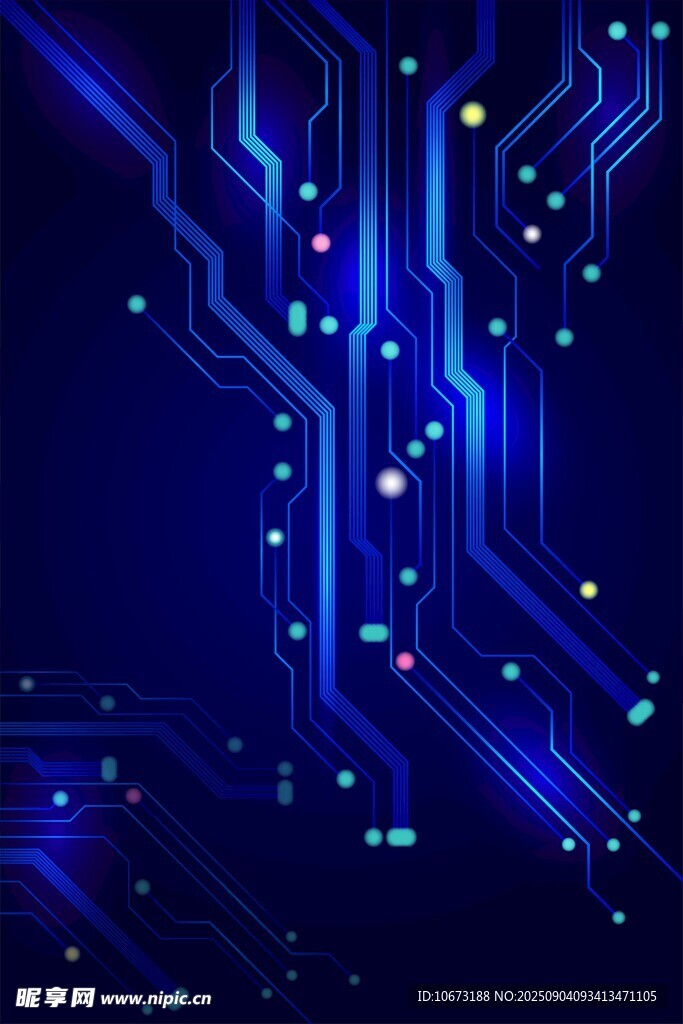 科技感电路板背景图案