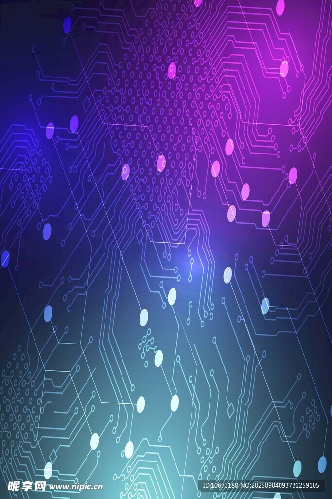 炫彩科技风抽象背景图案