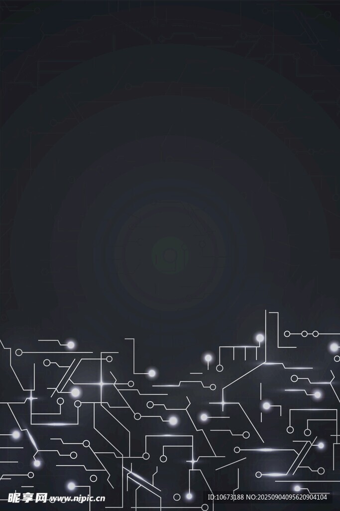 科技感电路板背景图