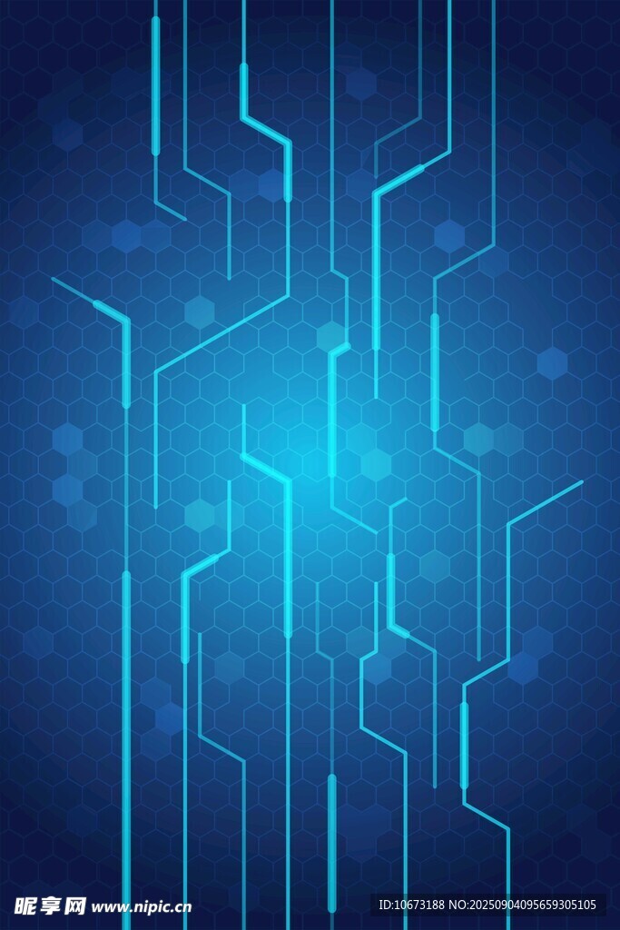科技感电路背景图案