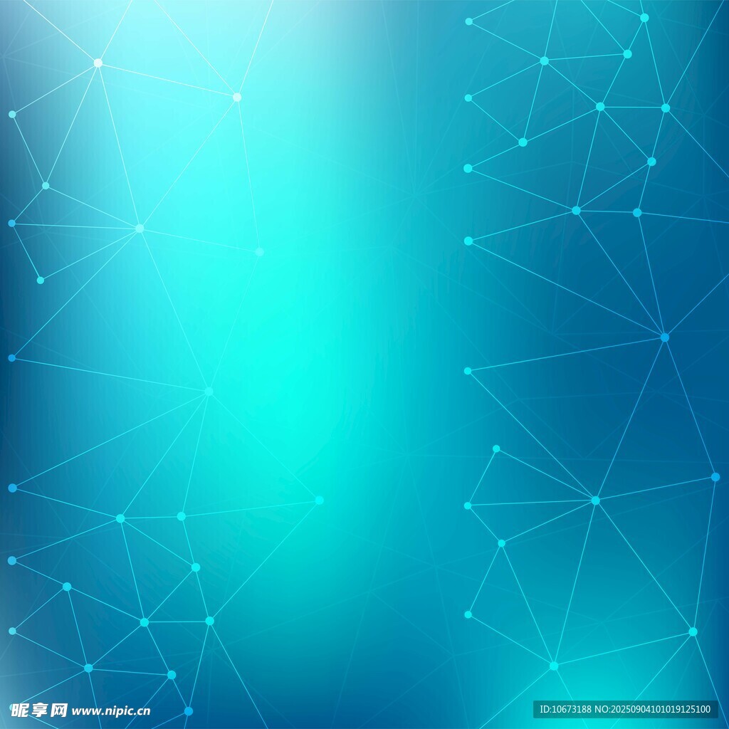 蓝绿色渐变科技感背景图