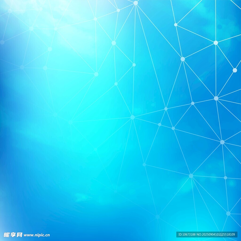 梦幻蓝色科技感背景图