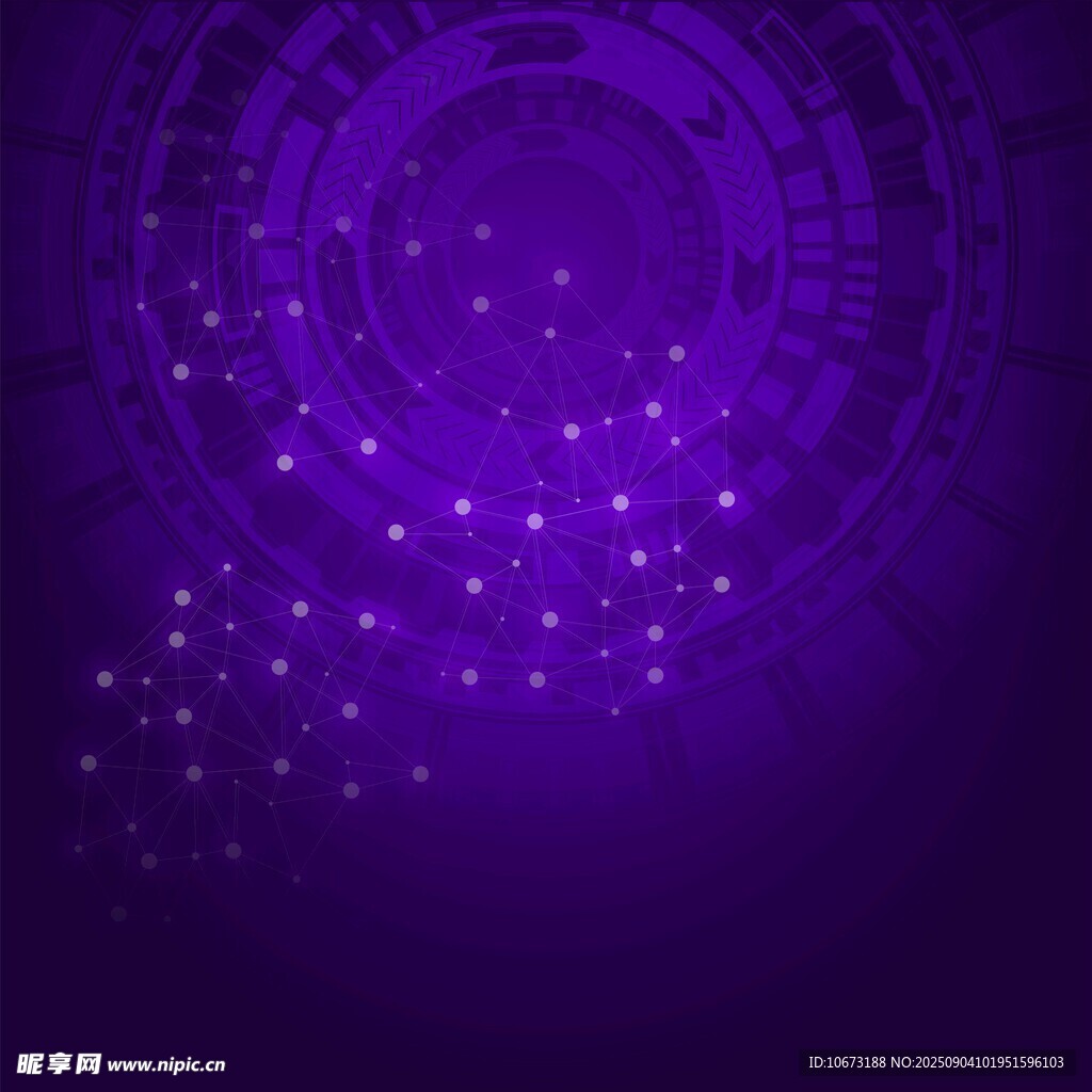 紫色梦幻光斑背景图案