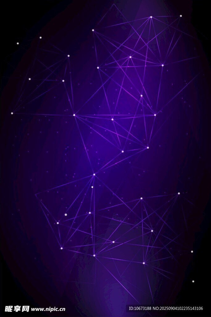 梦幻紫色星空背景图