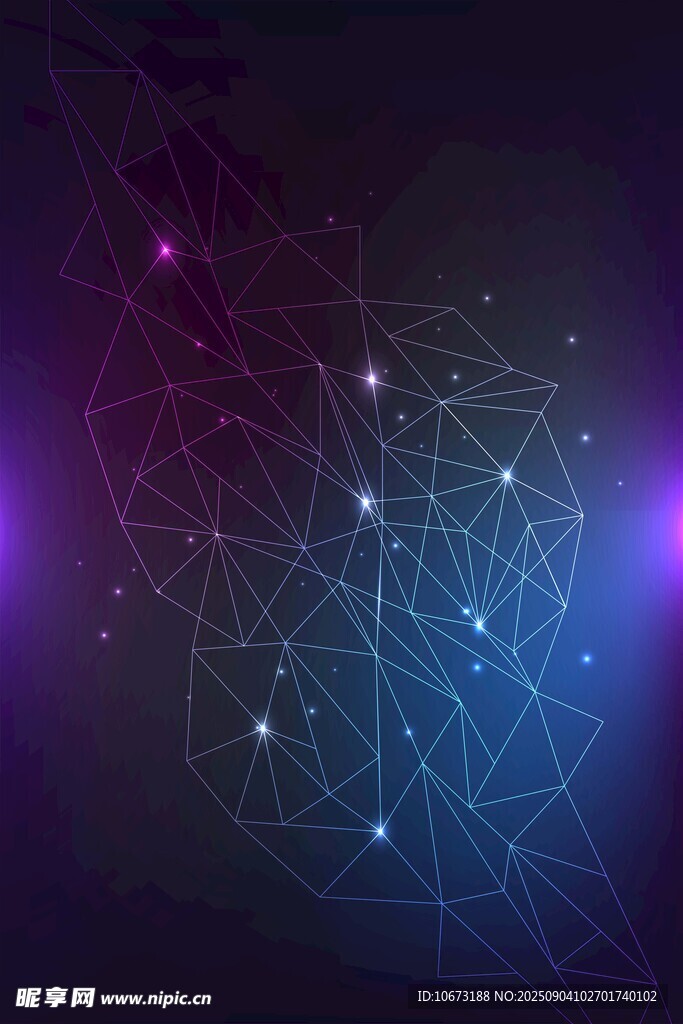 梦幻科技感网络背景图