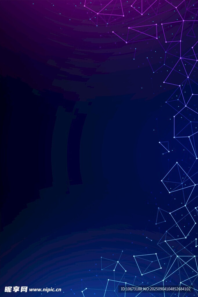梦幻渐变几何线条背景图