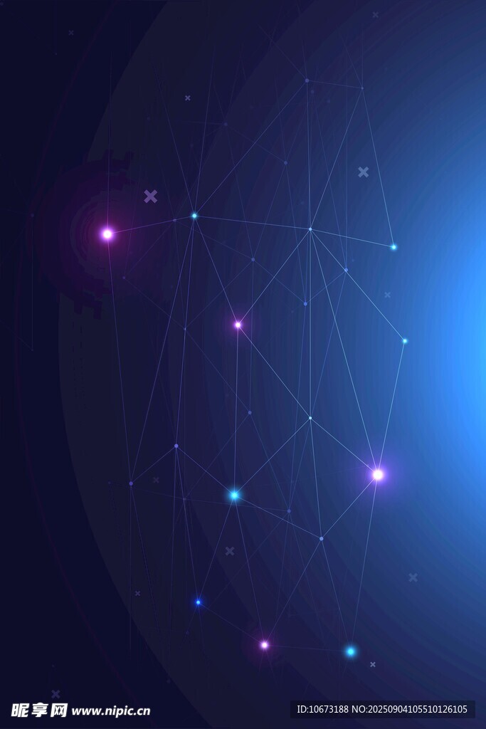 梦幻星空背景图