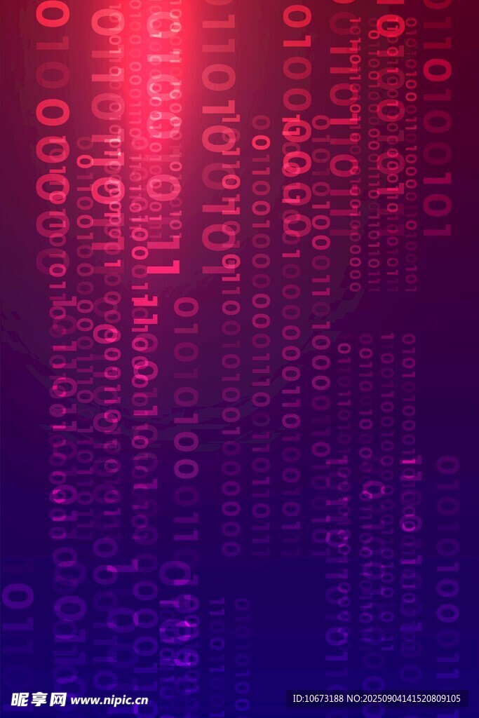 数字代码背景图