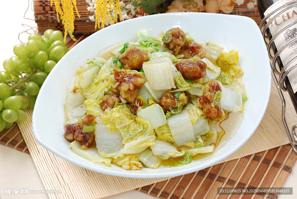 肉段娃娃菜
