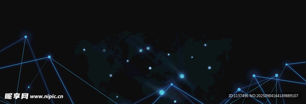 科技感线条星空背景图