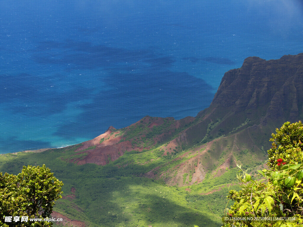夏威夷绝美山海风光