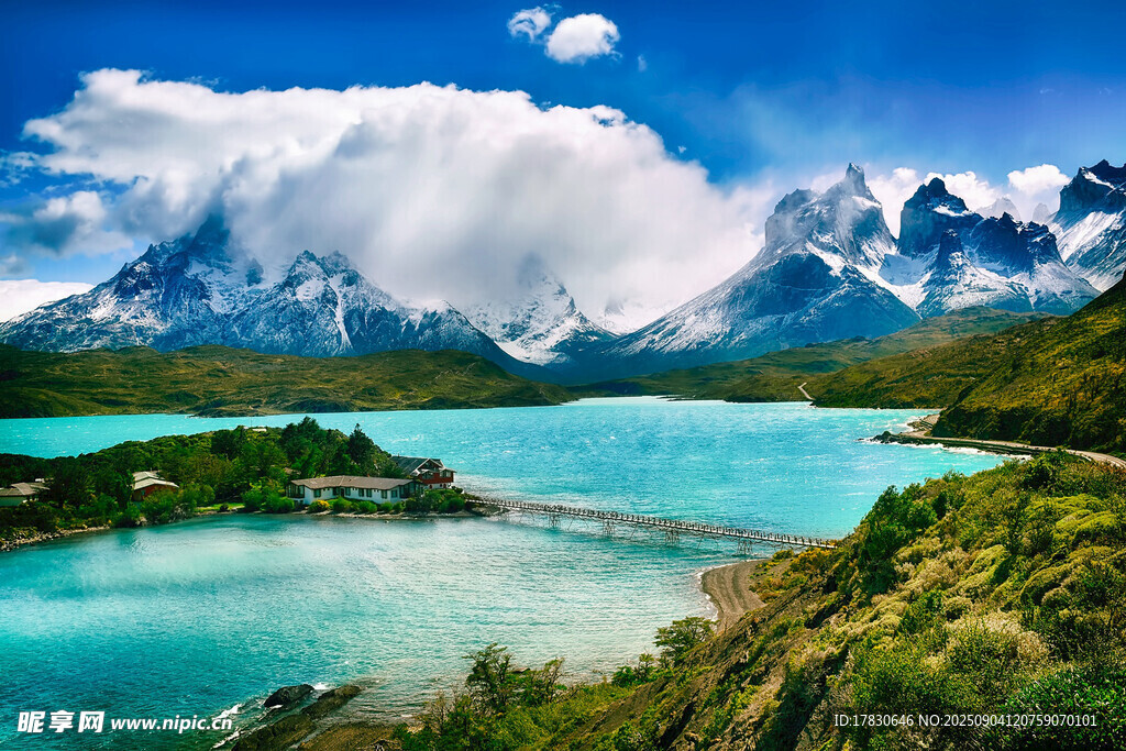 壮丽湖山美景