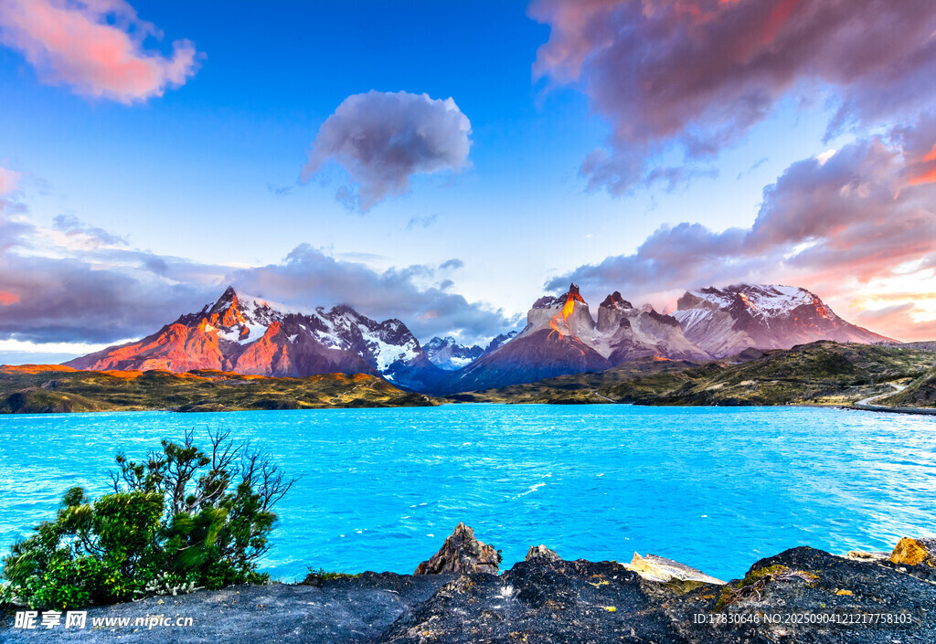 壮丽湖山美景