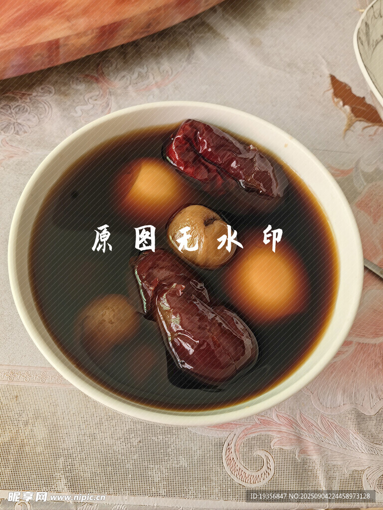 红枣桂圆煮鸡蛋  养生甜汤