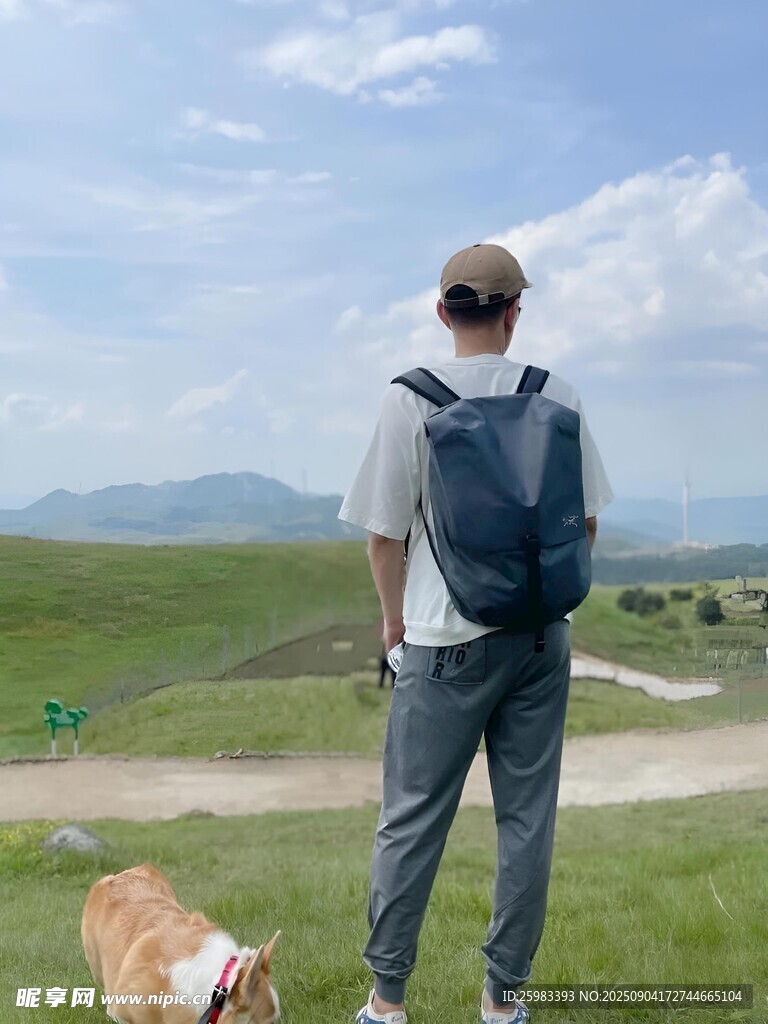 休闲的男孩