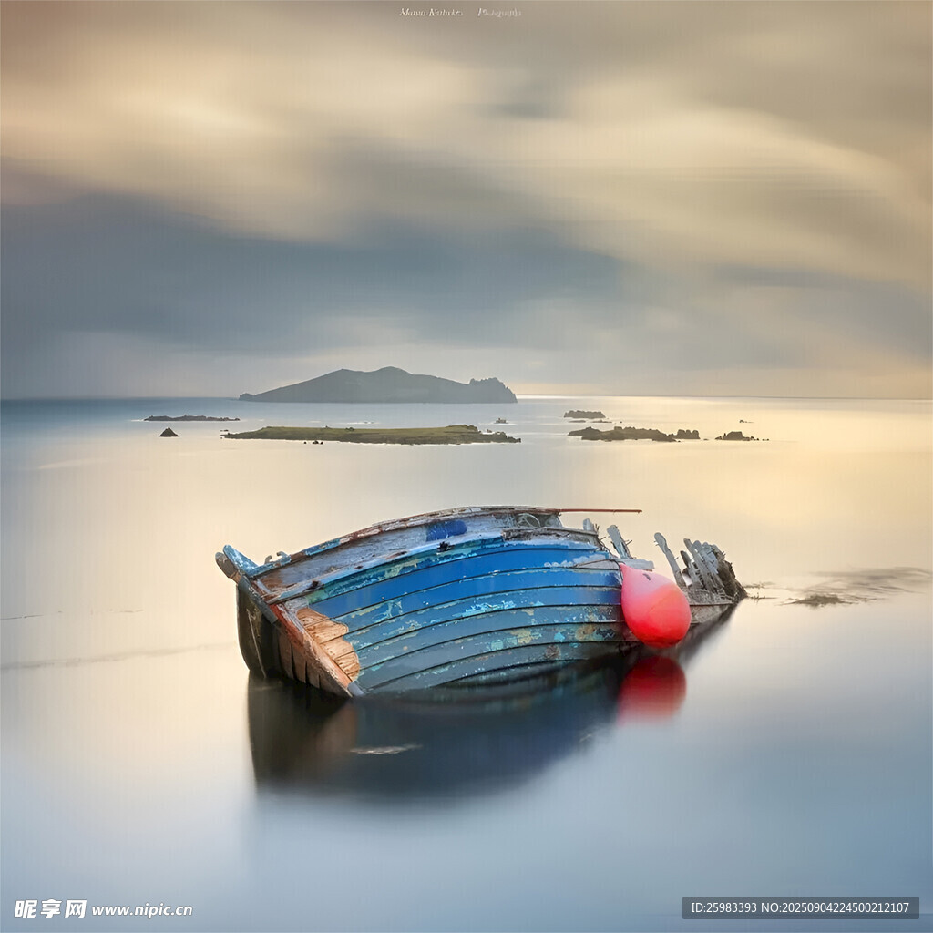 海滩渔船
