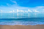 海边美景 蓝天碧海沙滩