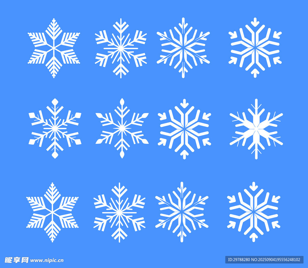 雪花图案