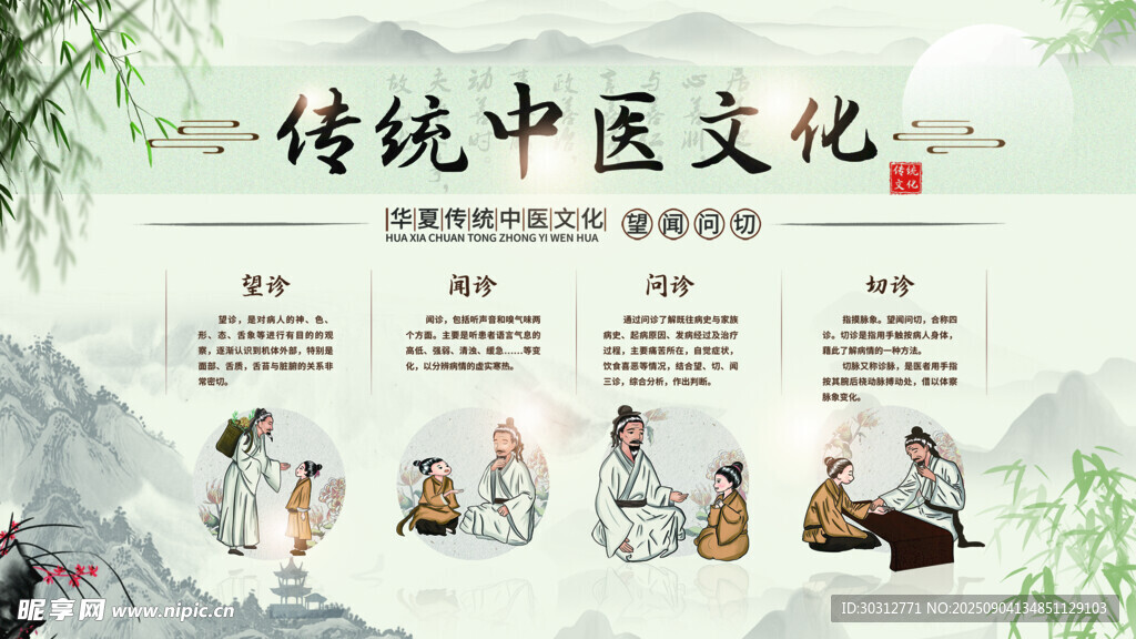 传统中医文化场景展示