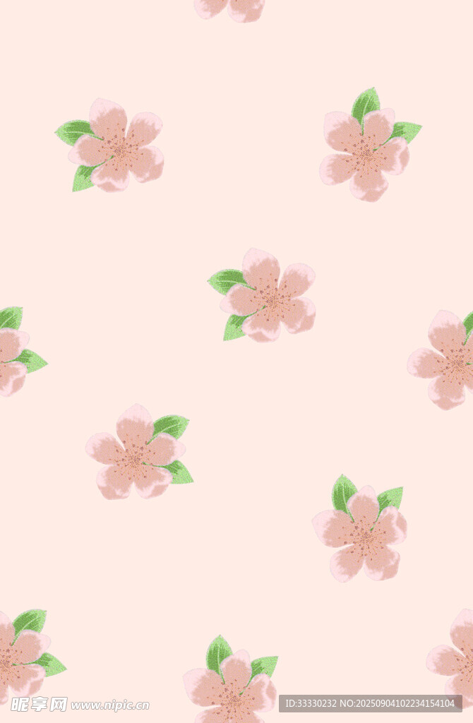 粉色花朵