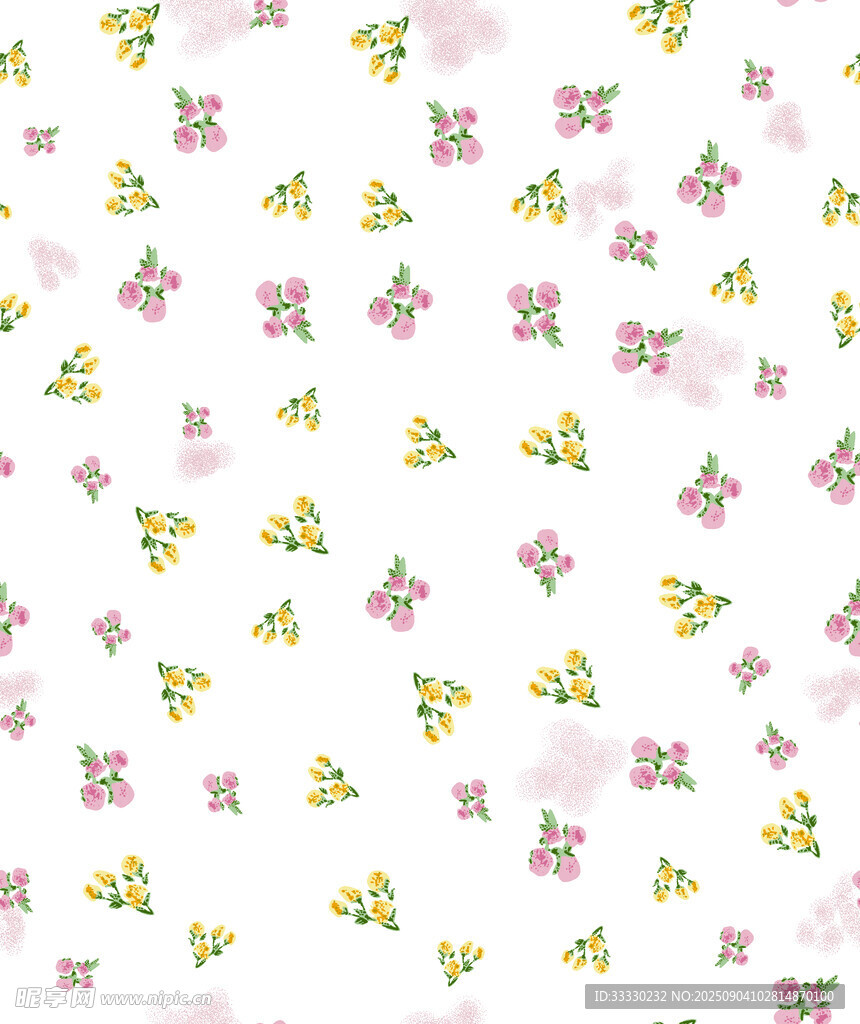 粉色花卉