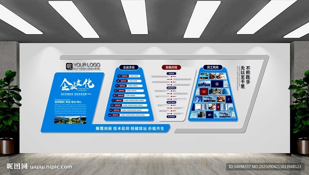 企业文化墙图片发展历程