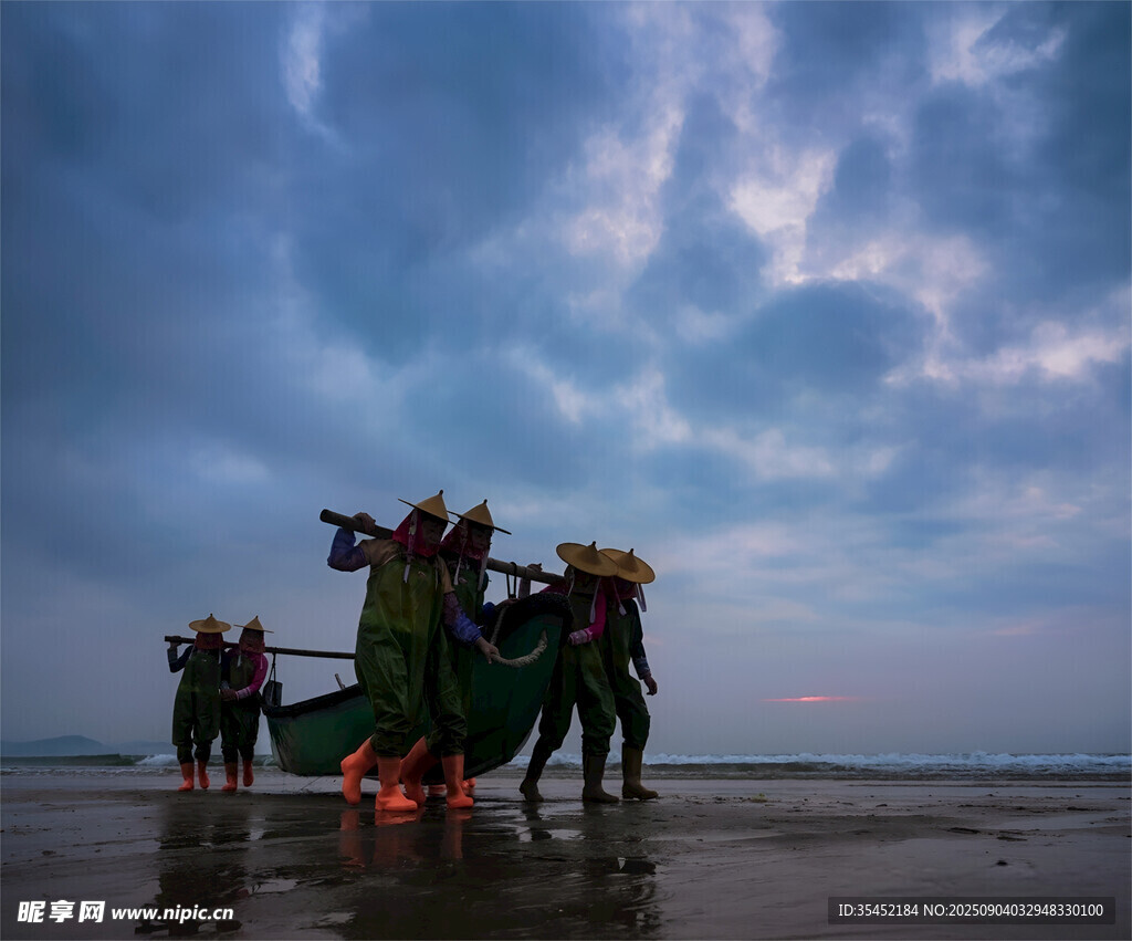 海边渔民
