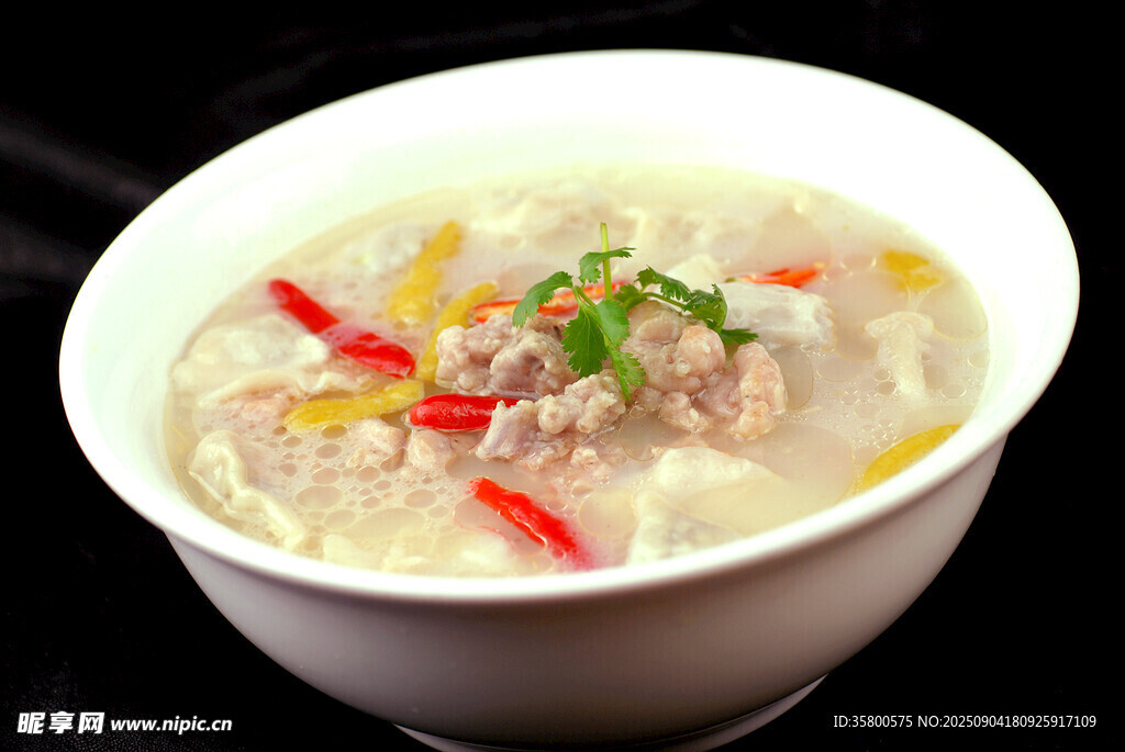 鲜香猪肉粥 