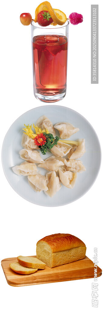 美味早餐与缤纷饮品