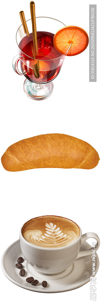 美味饮品与精致点心