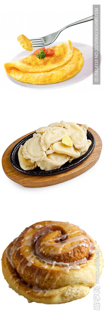 美味西式糕点与薯条
