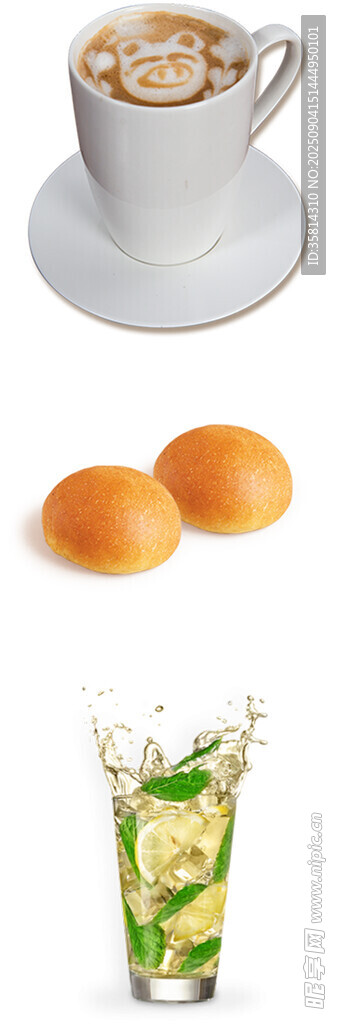 咖啡甜点与清爽饮品