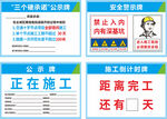 施工现场安全提示牌展示
