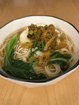 美味青菜肉丝面
