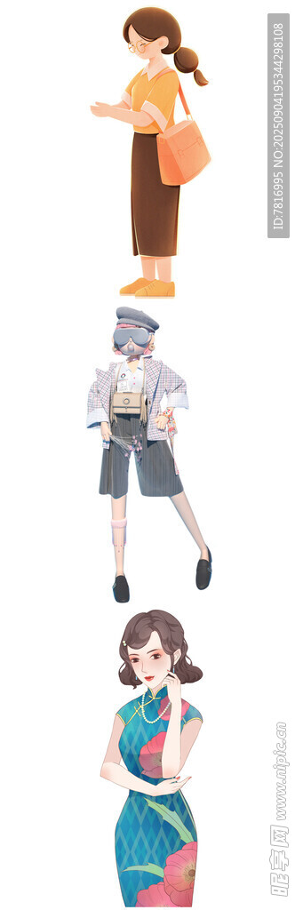 多样职业人物形象展示