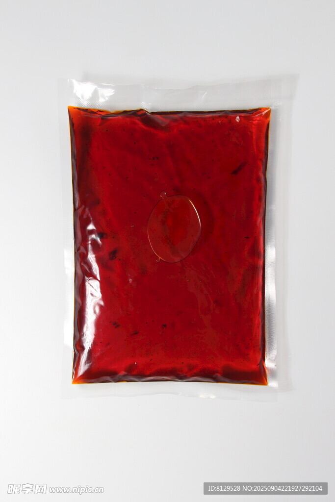 袋装红色粉末调料