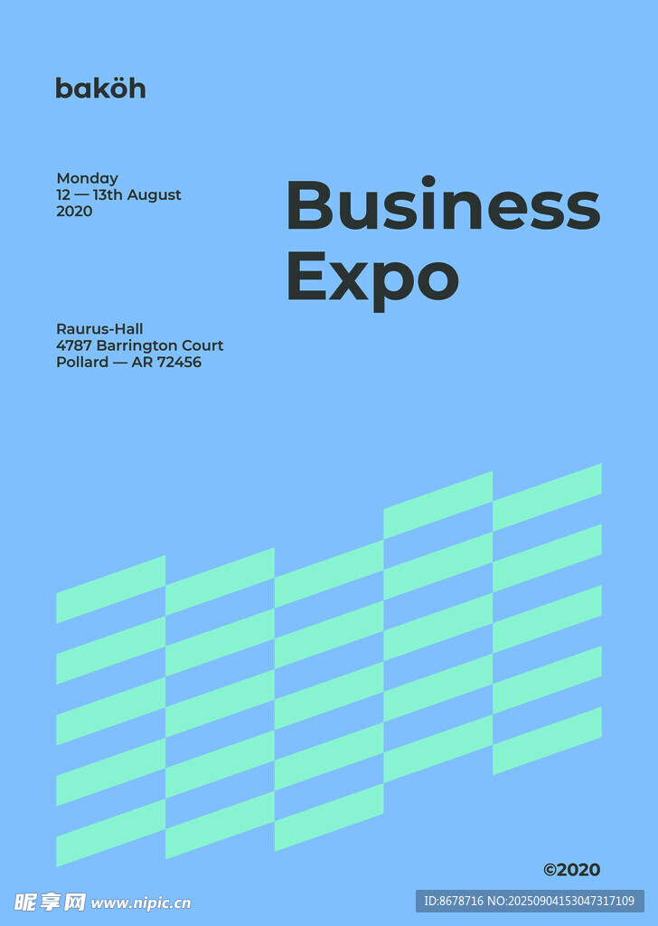 商务展会宣传页设计