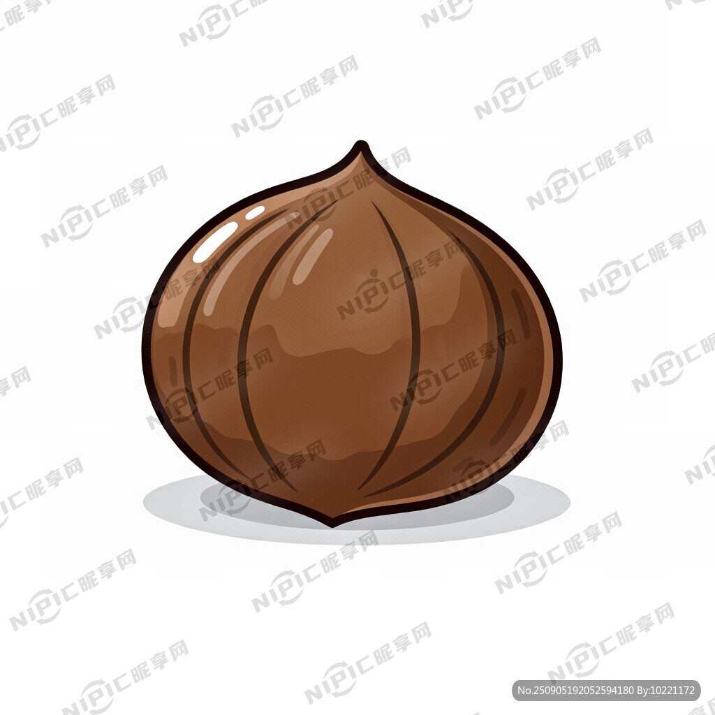 板栗卡通