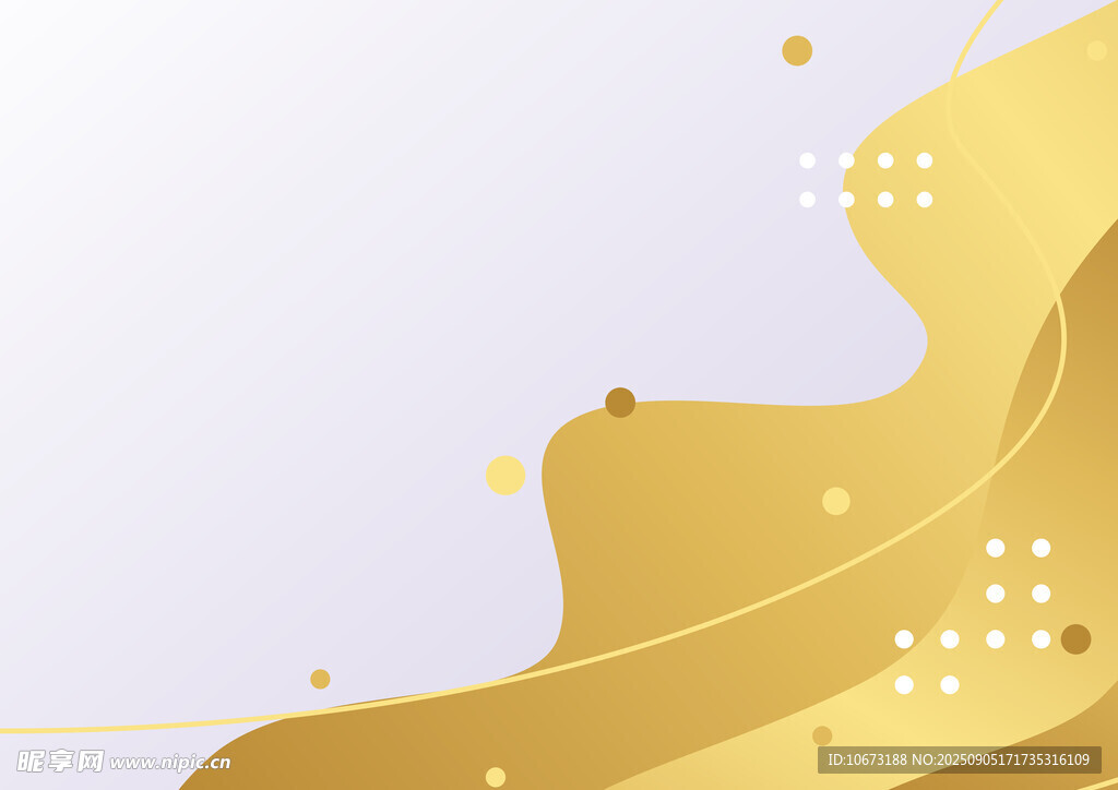 金色流体渐变抽象背景图