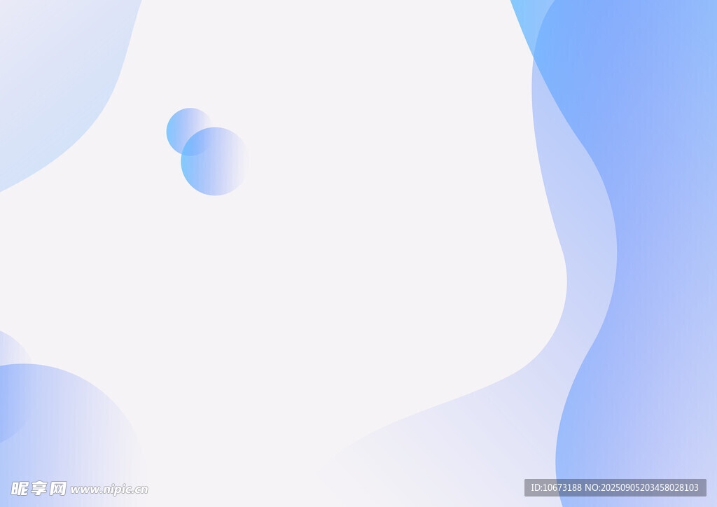 蓝白渐变流体抽象背景图