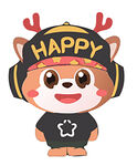 快乐小鹿卡通形象