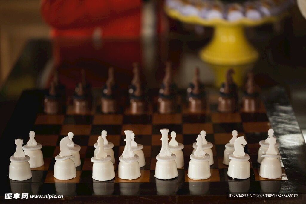 棋盘上的精致棋子
